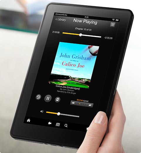 kindle audio books app