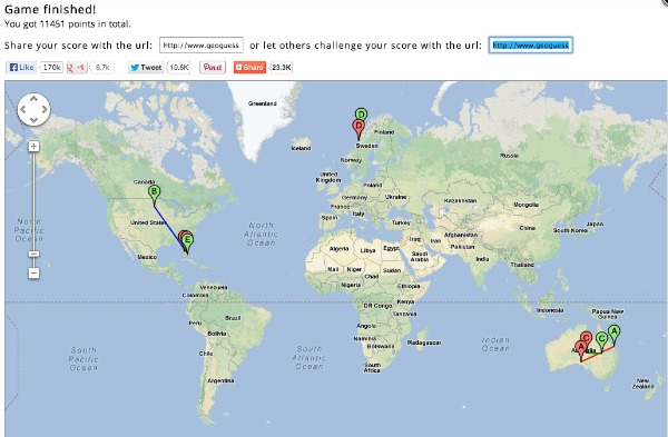 Check out: GeoGuessr, the Google Maps game – Wondermark