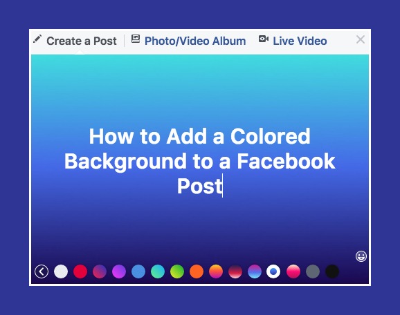 How to Add Color to Your Facebook Posts and Get the Rainbow Flag Reaction »  The Wonder of Tech