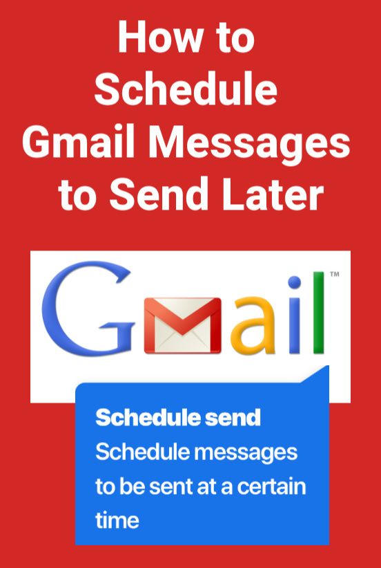 How to Schedule Gmail Messages to Send Later » The Wonder of Tech