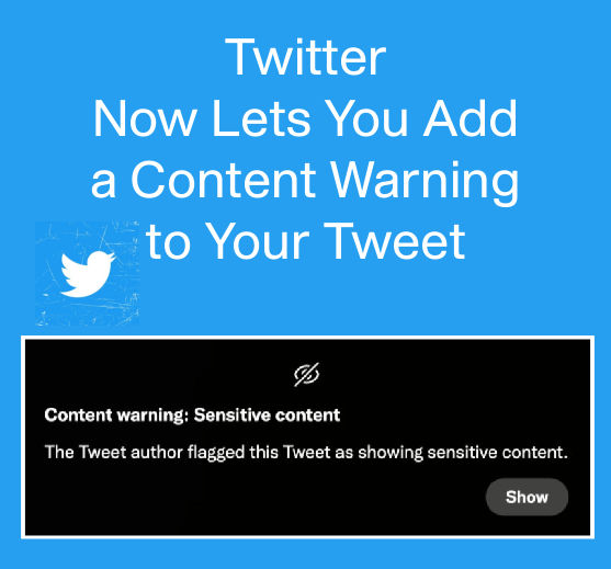 Twitter Now Lets You Add a Content Warning to Your Tweet » The Wonder